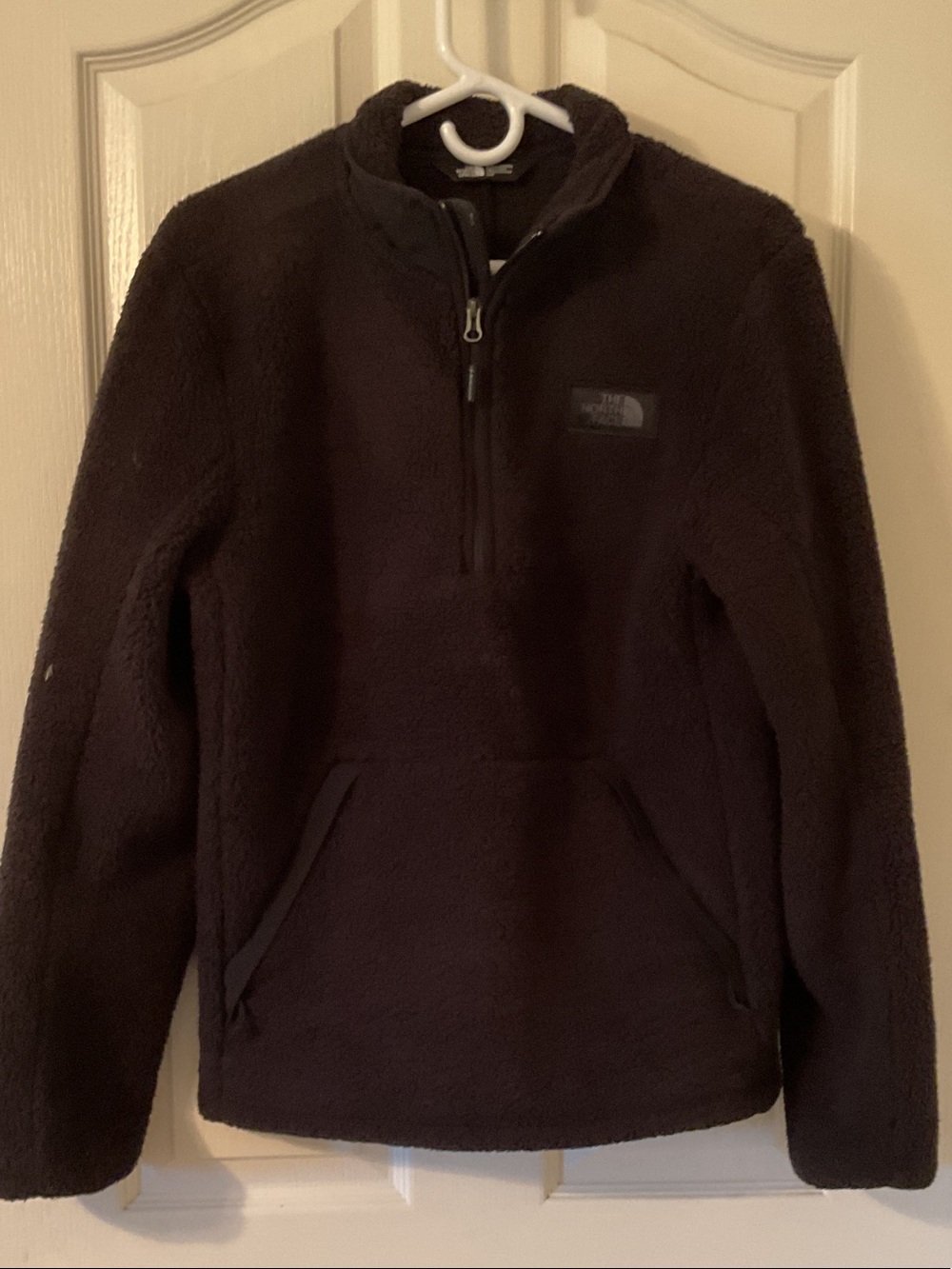 Men’s north face pile pullover jacket